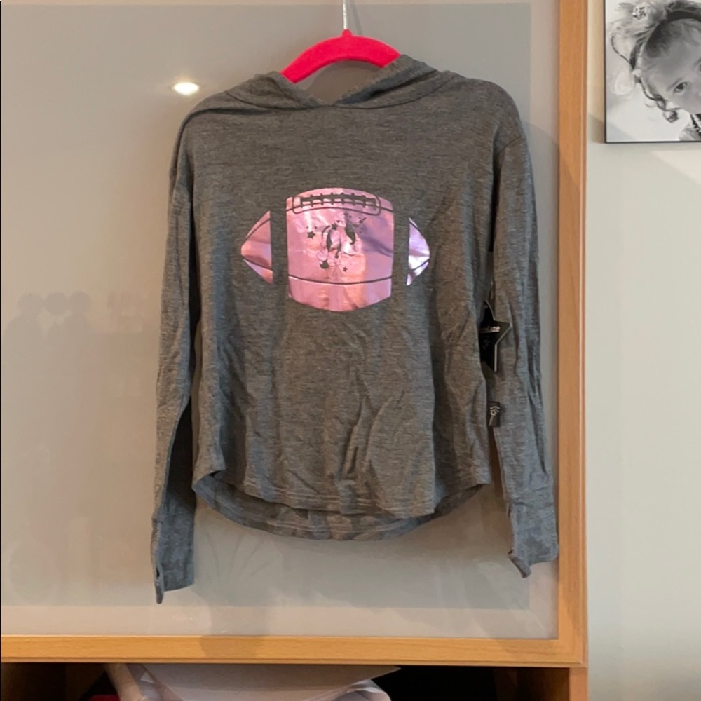 Pixielane unicorn football hoodie